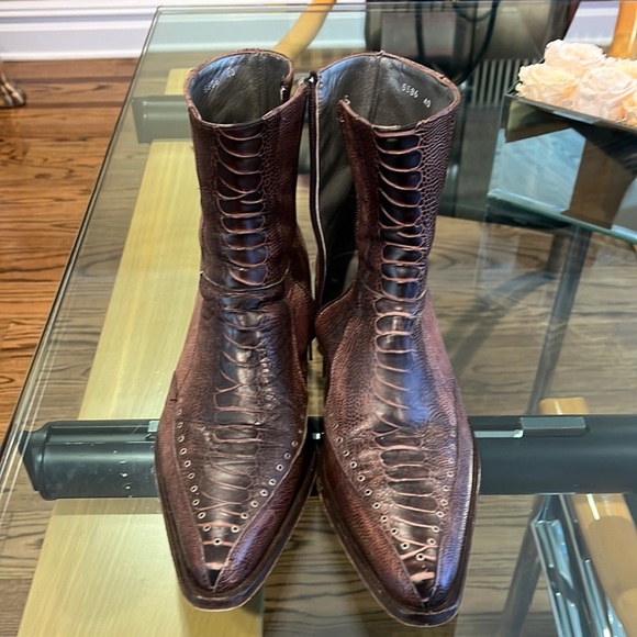 MADE IN SPAIN BOOTS CROC LOOK - Picture 1 of 7